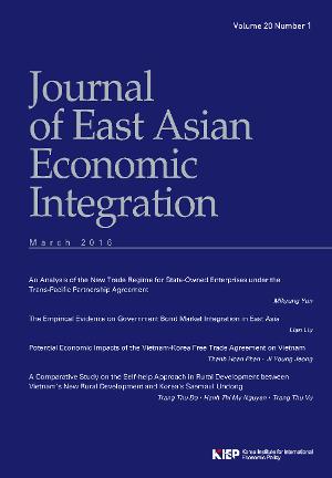 Journal of East Asian Economic Integration image